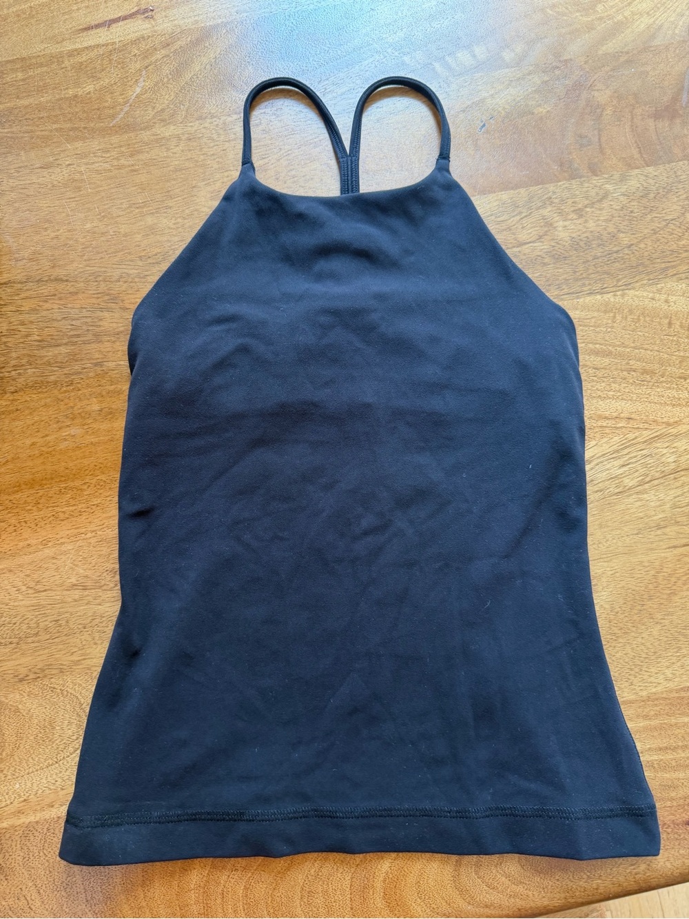 lululemon athletica Black High-Neck Strappy Tank
